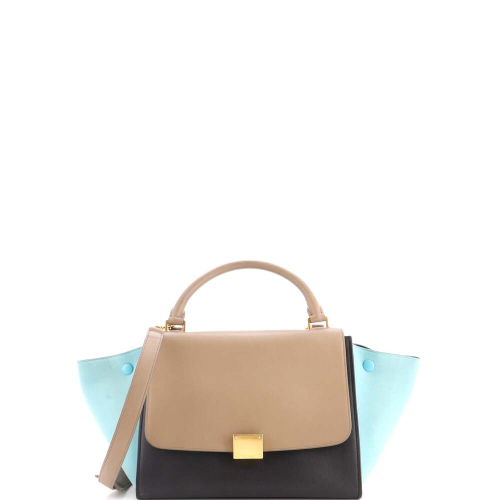 Celine Tricolor Trapeze Bag Leather #320451C67B